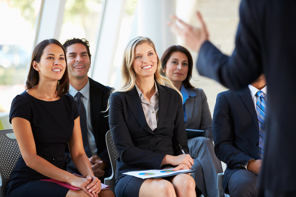 Participants in a leadership workshop