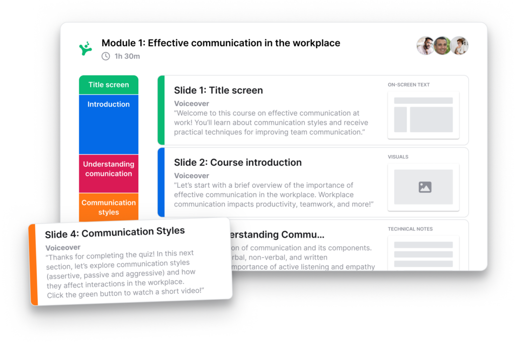 SessionLab elearning storyboard illustration